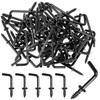 RFYTDCF Pack of 200 hook screws, L screw hooks, small
