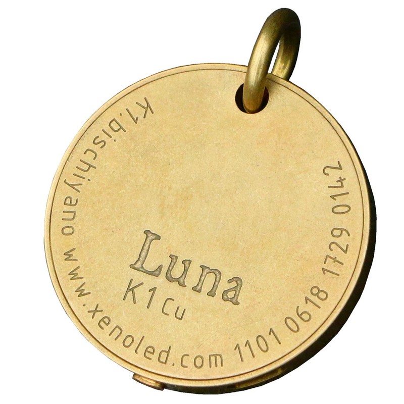 Brass Material Key Chain Lamp Pocket High Brightness LED Flashlight