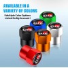 Aftermarket Black GR Toyota Valve Stem Caps for Supra, GR86,