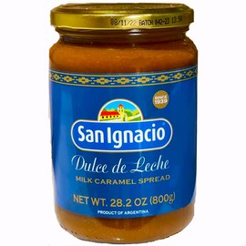 San Ignacio Dulce de Leche Classic 800 gr – Caramel Spread, Homogeneous Consistency Ideal for Desserts and Breakfasts – Gluten Free