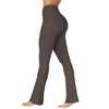 Sunzel Mini Flare Leggings for Women V Crossover Mid Rise