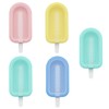 5Pcs Ice Lolly Molds, Non-Stick Reusable Popsicle Molds