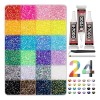 30000 Pzs Pedreria Cristal Para Uñas Decoración + Pinzas