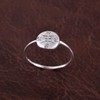 Compass Ring .925 Sterling Silver Plated Ring Nautical Directional (8)