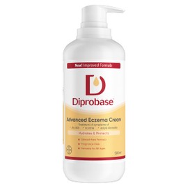 Diprobase Advanced New Formula for Eczema Prone Skin for Red, Inflamed or Damaged Skin Cream, 500 g (Pack of 2)