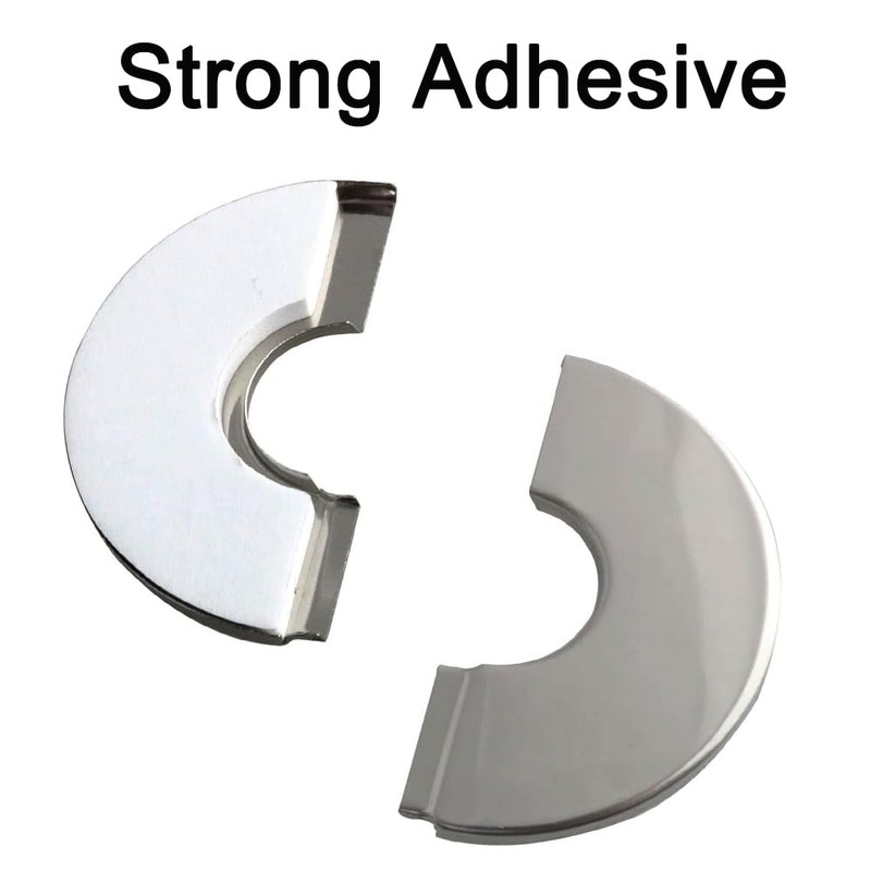 4 Pack Stainless Steel Pipe Covers, Wall Split Flanges Pipe