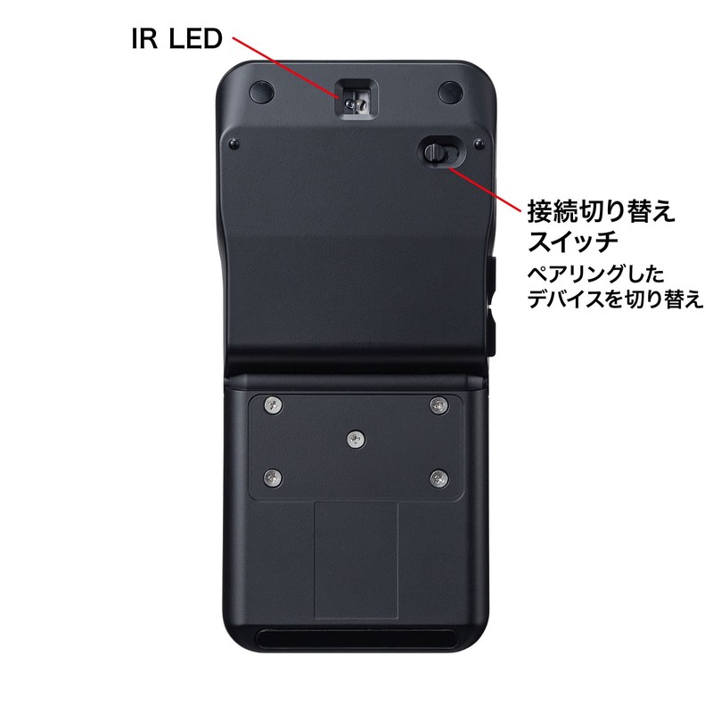 Sanwa Supply MA-BTIR1165BK Silent Bluetooth 5.0 IR LED Mouse (5