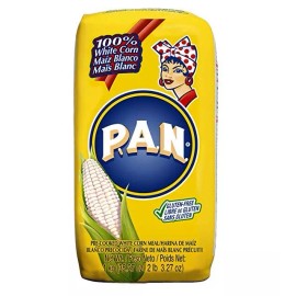P.A.N Harina P.A.N. White Pre- Cooked Corn Meal. 2 lbs