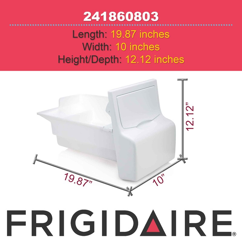 GENUINE Frigidaire 241860803 Ice Container Assembly for Refrigerator