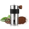 Manual Coffee Grinder Adjustable Particles Size Stainless Steel Coffee Bean