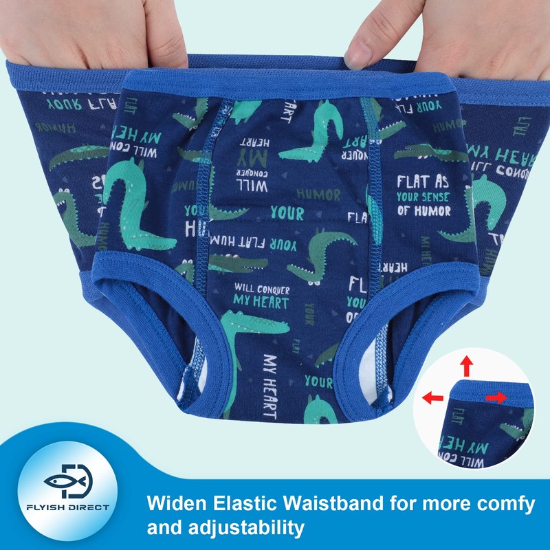 FLYISH DIRECT Potty Training Pants Cotton, Reusable and Absorbent, 2
