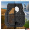 OMAC Semi-Custom fit Floor Mats Liner All Weather for Honda