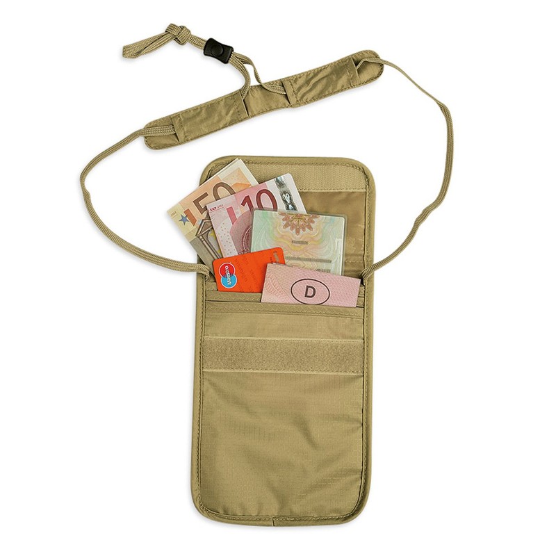 Tatonka Skin Folded Neck Pouch Natural
