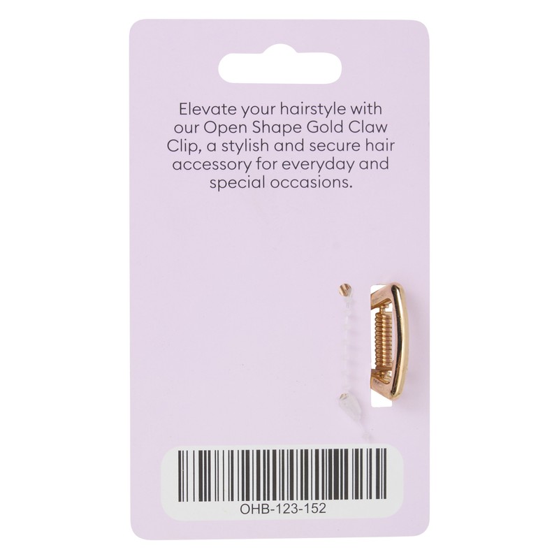 Oz Essentials Metal Claw Clip - Gold