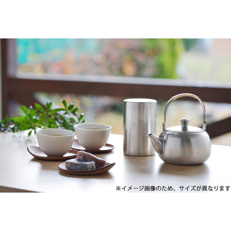 Yoshikawa YJ3103 Stainless Steel Tea Caddy Container, Small, Made in