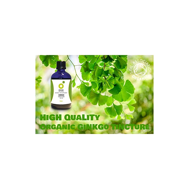 Organic Herbal Remedies 100ml Ginkgo Biloba Tincture