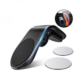 L-shaped Car Air Vent Magnetic Phone Mount DD-10049 / 차량용 송풍구 핸드폰 자석 거치대 ㄱ자 DD-10049