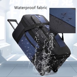 Large Rolling Duffel Bag with Wheels, 130L Expandable Weekend Travel Waterproof Bag，Expandable design