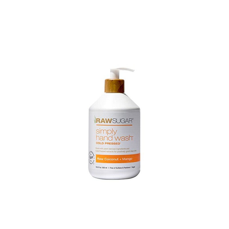 Raw Sugar Natural Hand Wash Raw Coconut Mango 16.9 FL.