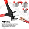 Wokape 1Pcs 8 Inch Red Steel Nail Puller, End Cutting