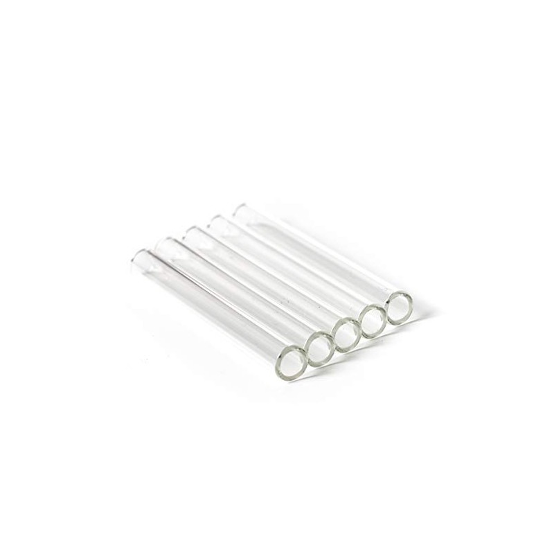 Escobar Accessoires 5 Mini Glass Straws 80 mm Long