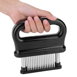 Meat Tenderiser with 48 Stainless Steel Needles, Meat Tenderiser Kitchen Tool, Cooking Tool for Tenderising Beef Steak