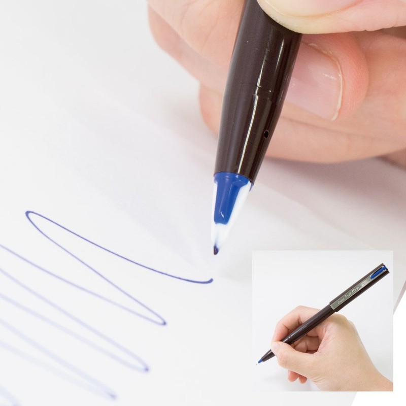 Pentel JM20ST-AMZ Pulaman, Plastic Fountain Pen, Set of 3 Colors,