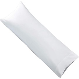 AB Lifestyles Body Pillow Case 100% Cotton, 300 Thread Count Color: White