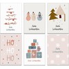 Christmas Cards with Envelope Set of 30 - A6 Folding