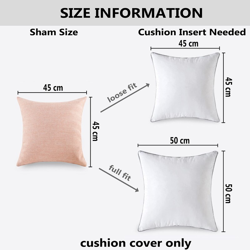 Home Brilliant Grey Outdoor Cushion Covers 45cm x 45cm Sunbrella