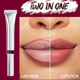 JIMYAUQIN 3Pcs Lip Stains Peel-Off Set - Long Lasting, Waterproof, Transfer-Proof Lip Liner Stains with Natural Lip Color (Set B, 3Pcs)