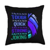 Girls Volleyball Purple Blue Design Great Funny Quote Teens Throw