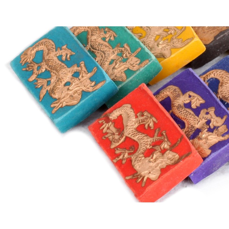 Onogal 4330 15 Colors Chinese Ink Stones for Drawing Calligraphy