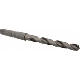 Hertel 3/4", 3MT 118 Point High Speed Steel Taper Shank Drill Bit Oxide Fini...