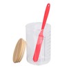 Sourdough Starter Jar Kit Wooden Lid 34oz Sourdough Bread Baking