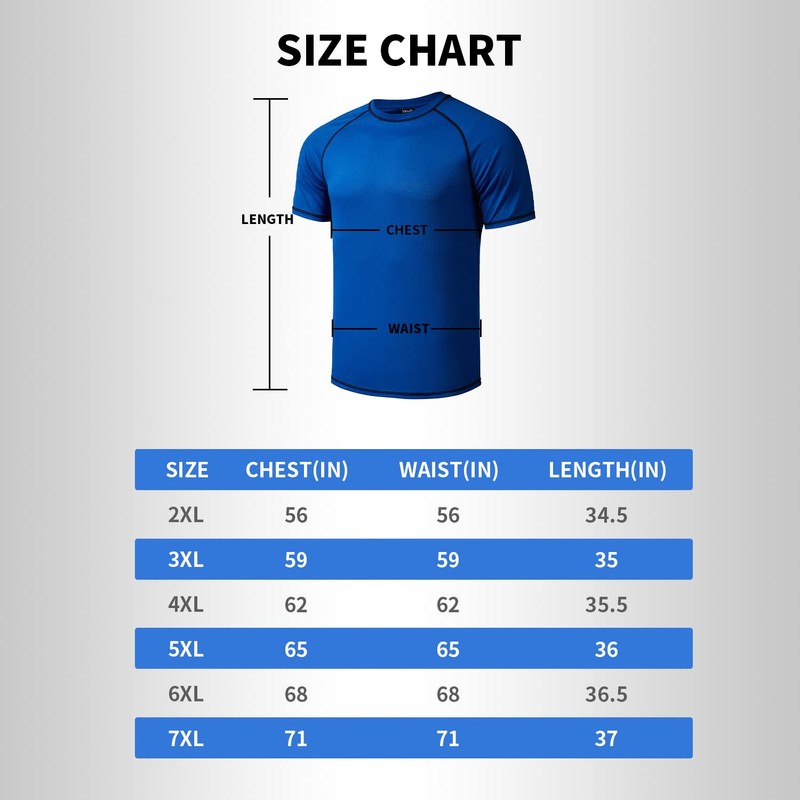 playera de natación grande y alta para hombre, protección solar,