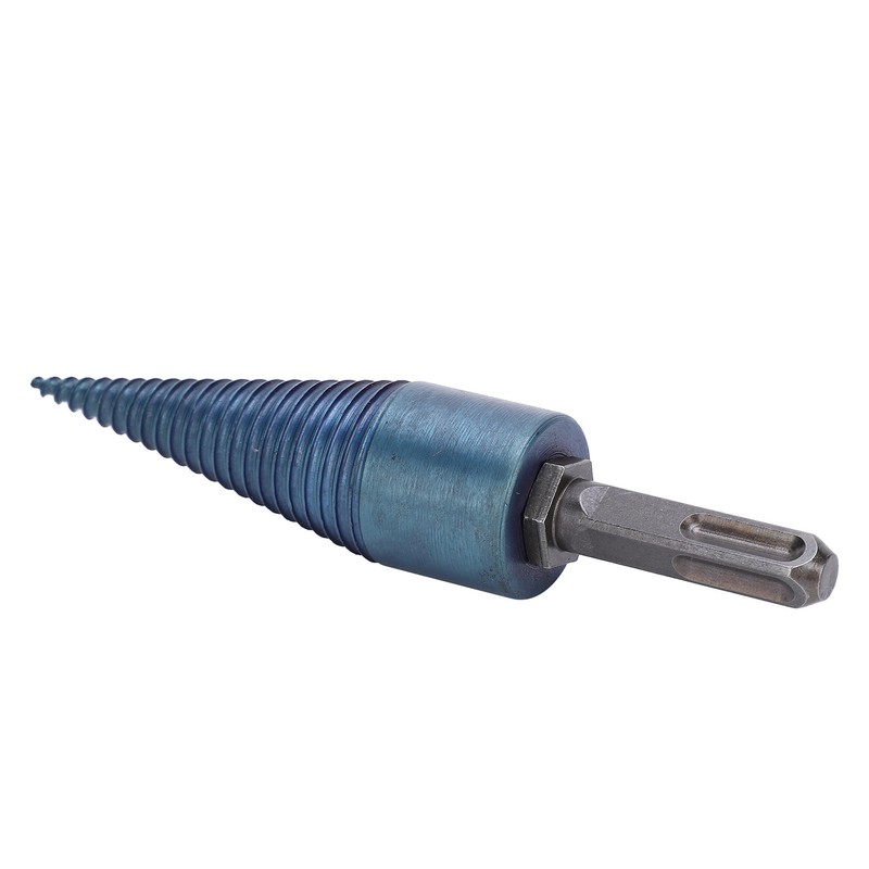 Screw Cone Drill Bit Square Shank Firewood Splitter Drilling Wood