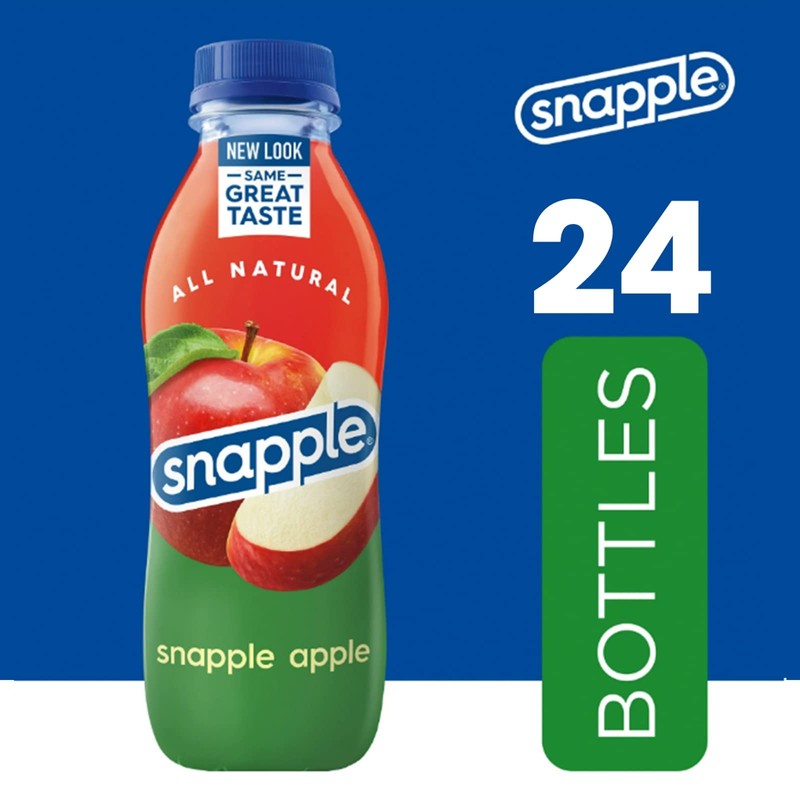 Snapple Apple All Natural Juice Drink Gluten Free 16 fl