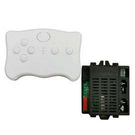 weelye RX23 (RX18) 12V 2.4G Bluetooth Remote Control and Receiver for Kids Ride On Toys, 12V Control Box Motherboard Accessories for Kids Powered Wheel Circuit Board Replacement Parts