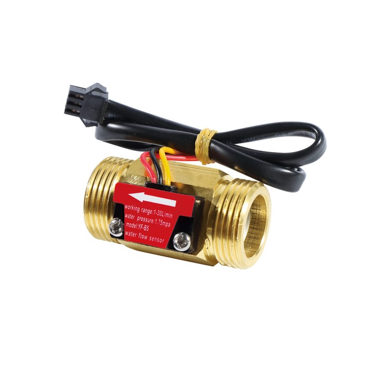 GREDIA G3/4" Male Thread Brass Water Flow Sensor Switch Hall