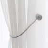 Magnetic Curtain Tiebacks Black Pack of 2, Curtain Tiebacks Buckles