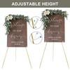 DANMO Easel Stand for Wedding Sign Poster 63'' Instant Display
