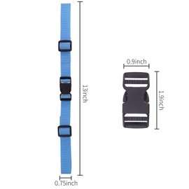 Bettli Backpack Chest Strap,Adjustable Chest Strap Backpack Pack Straps Webbing Backpack Sternum Strap Harness Chest Belt with Quick Release Buckle for Kids Hiking and Jogging (Blue)