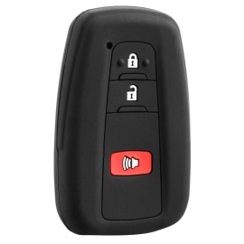 RemoteStop Key Fob Remote Skin Shell Case Cover Replacement for Toyota MOZBR1ET
