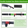 Pole Saws for Tree Trimming, 8.2-15FT Extendable Manual Pole Saw,
