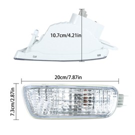 WFLNHB 8151004080,8152004080 Turn Signal Lights Assembly/Lens Cover - Front Left & Right Replacement for 2001-2004 Tacoma Truck