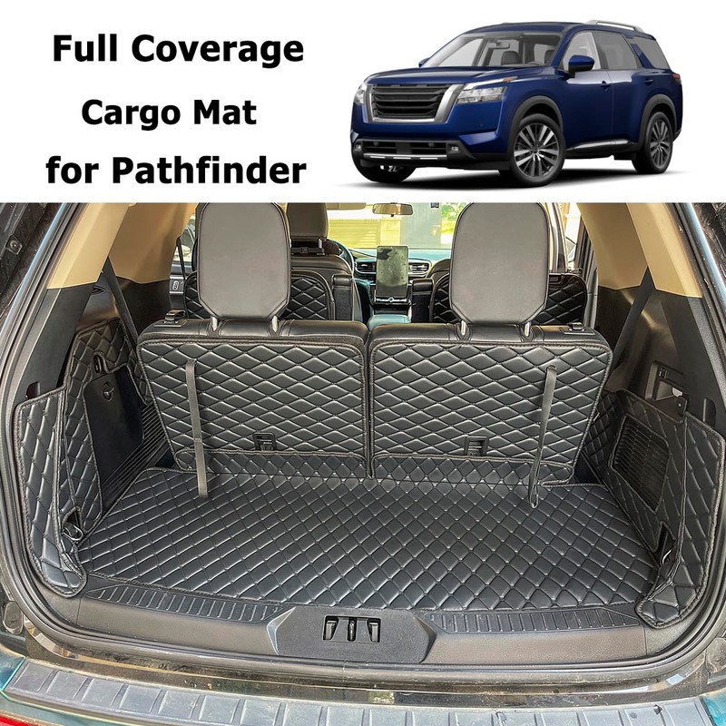 7DEEKEI Cargo Mat Compatible with Nissan Pathfinder 2022-2025 Trunk Mat