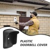 Plastic Doorbell Cover, Weatherproof Chime Protector for Attendance Machine, 17CM,