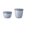 Mepal Snackpot Duo Pack Ellipse, Practical Container for Storing and