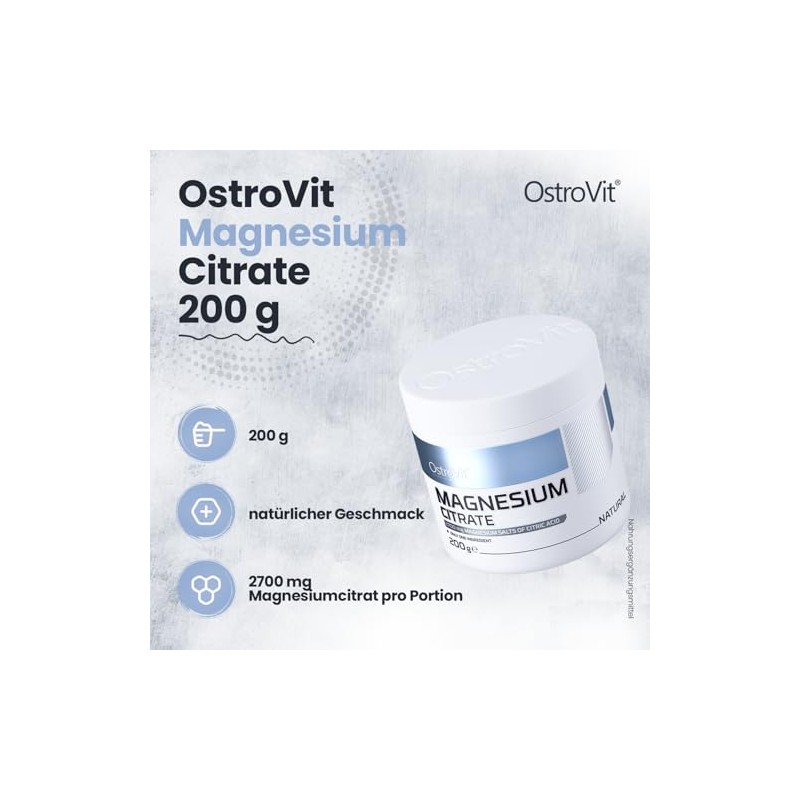 OstroVit Supreme Pure Magnesium Citrate 200 g - Magnesium -